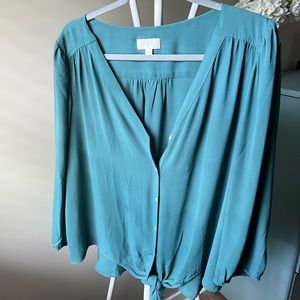Green XL Blouse from Loft